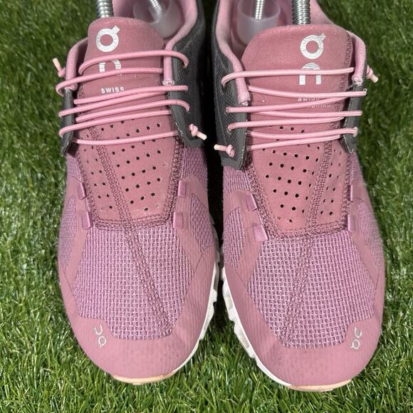 On Running Cloud Shoes Womens Size 9.5 Pink Gray Athletic CloudTec Running - Picture 5 of 12